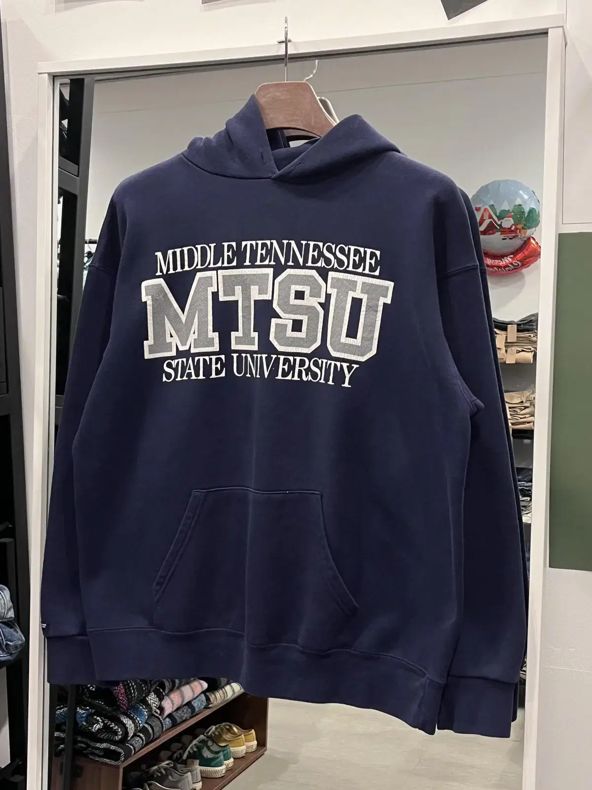 90s Jansport 잔스포츠 MTSU Univ 스웻 후드 (USA)